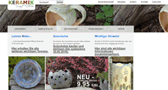 Desktop Screenshot of keramikwilhelm.de